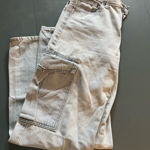 Light blue Cargo Pants jeans